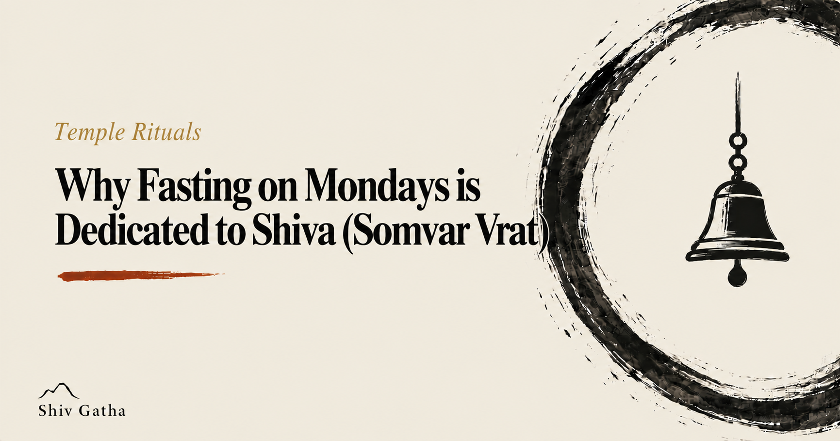 Illustration of a Monday fasting offering before a Shivling for the guide to Somvar Vrat