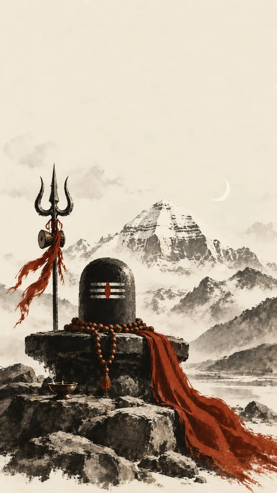 Shivling and Kailash